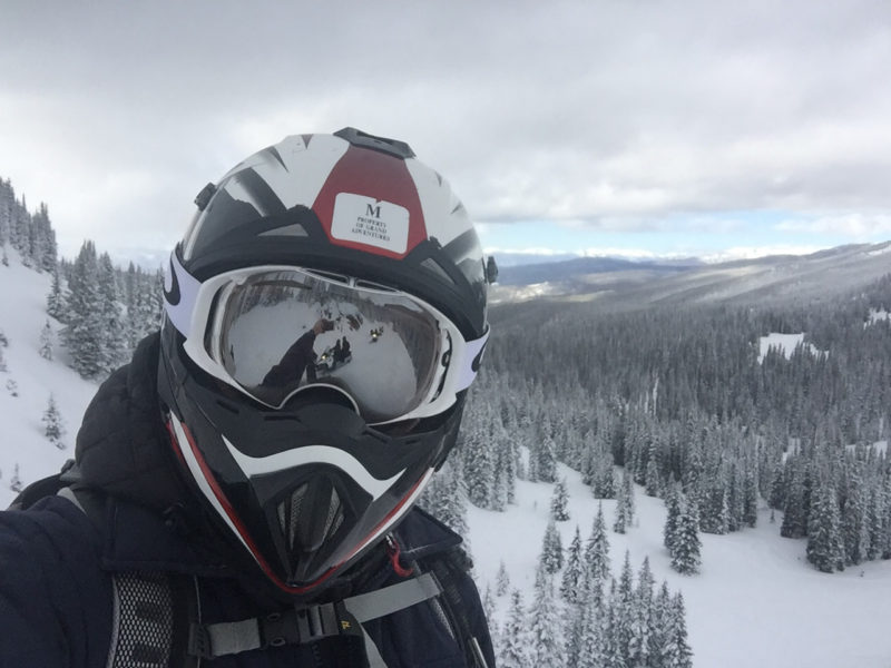 CodeGeek team member Mike working from the mountains