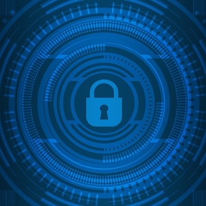 privacy padlock placed over website code