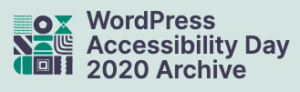 WordPress Accessibility Day 2020 Archive logo