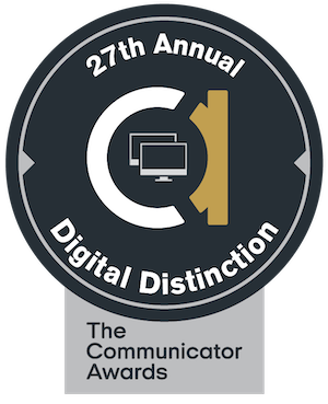 Communicator Award 2021, Award of Distinction badge
