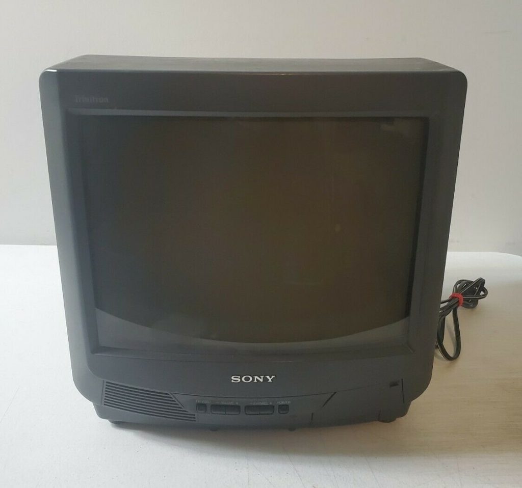 Vintage Sony analog TV set