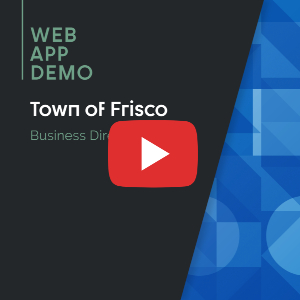 Featured image for the Town of Frisco web app demo blog post