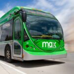 Front of Transfort Max bus.