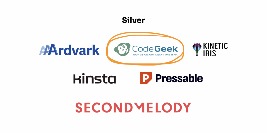 All the Silver Sponsor logos for WPAD 2025