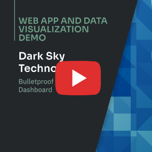 Video intro slide with a big red YouTube video symbol on top